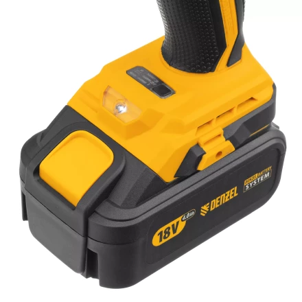 Винтоверт ударный аккумуляторный Denzel 26510 бесщеточный CID-IB-200 18В Li-Ion купить в Когалыме