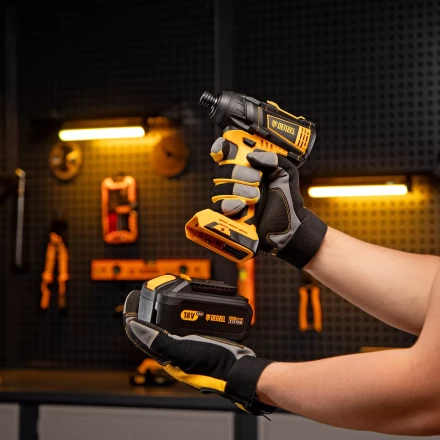 Винтоверт ударный аккумуляторный Denzel 26510 бесщеточный CID-IB-200 18В Li-Ion купить в Когалыме