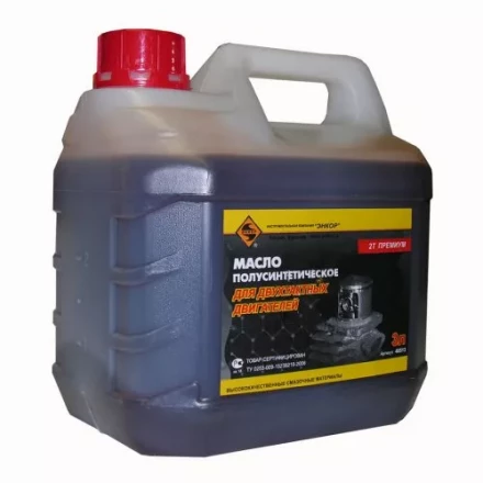 Масло для 2х тактных двигателей полусинтетическое ЭНКОР 3 литра 40513 купить в Когалыме