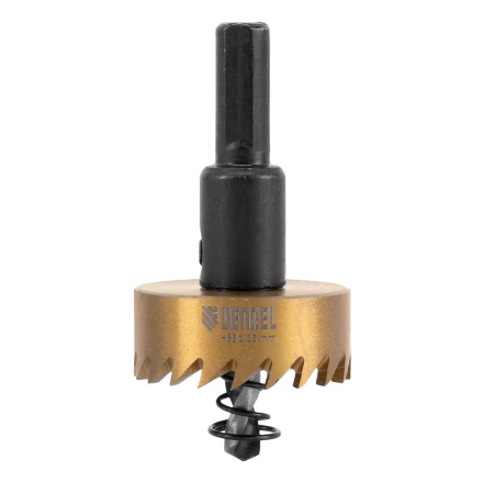 Коронка по металлу HSS, 35 мм, нитридтитановое покрытие Denzel 724110 купить в Когалыме