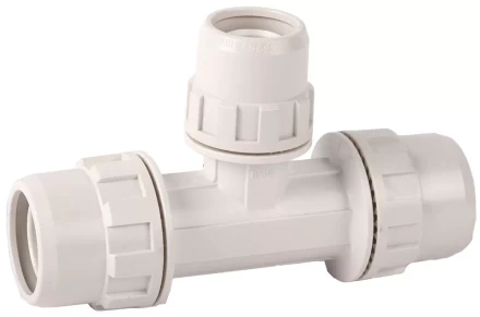 Тройник ЗУБР "ШиреФит" редукционный "штуцер с гайкой - внутренняя резьба - штуцер с гайкой", 26мм-16мм-26мм 51506-26-16-26 купить в Когалыме