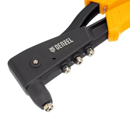 Заклепочник ручной, 255 мм Denzel, литой, усиленный, заклепки 2,4-3,2-4,0-4,8 мм 40441 купить в Когалыме