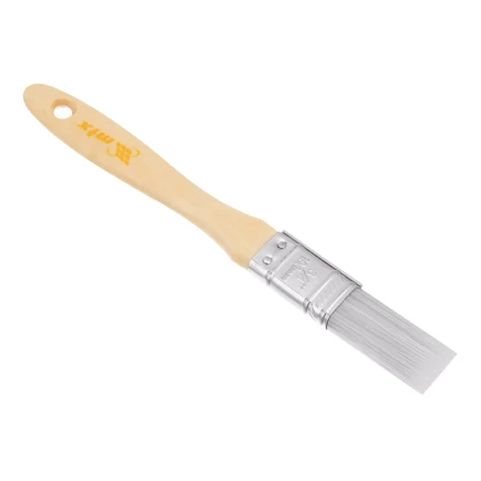Кисть плоская для лаков "Евро" 3/4", искусственная щетина, деревянная ручка MTX 83084 купить в Когалыме