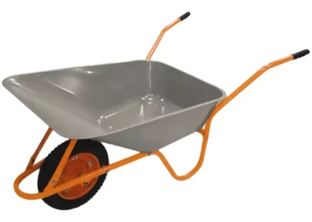 Тачка садово-строительная ТСО-02 ОЦ оцинкованная пневмоколесо грузоподъемность 120 кг объем 90 л 68903 купить в Когалыме