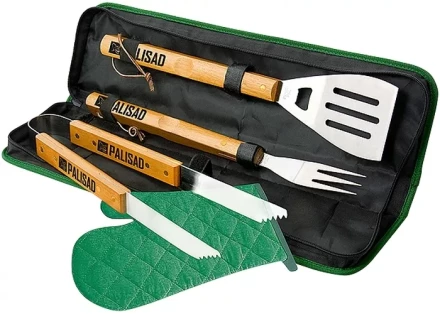 Набор приборов для барбекю 4 предмета в сумке PALISAD Camping 69578 купить в Когалыме