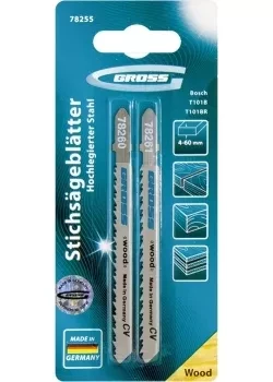 НАБОР ПОЛОТЕН ДЛЯ ЭЛЕКТРОЛОБЗИКА ПО ДЕРЕВУ 2ШТ (T101B+T101BR) GROSS 78255 купить в Когалыме