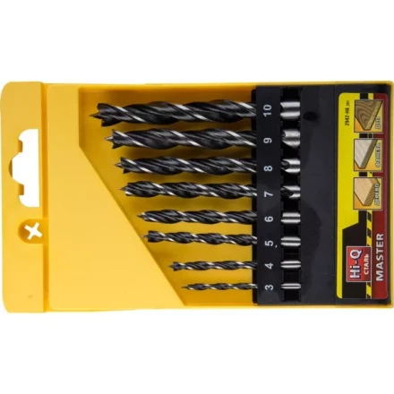 Набор сверл спиральных по дереву "M-type", 8шт(d=3-10мм), М-образная заточка, сталь HCS, STAYER Professional 2942-H8 2942-H8_z01 купить в Когалыме