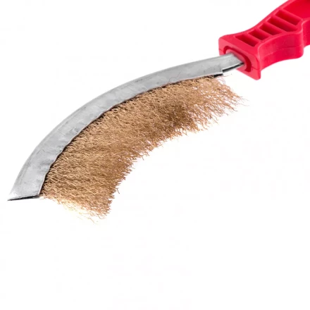 Щетка металлическая изогнутая пластиковая ручка Matrix 74839 купить в Когалыме