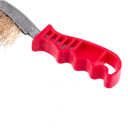 Щетка металлическая изогнутая пластиковая ручка Matrix 74839 купить в Когалыме