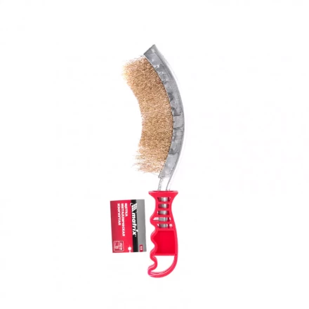 Щетка металлическая изогнутая пластиковая ручка Matrix 74839 купить в Когалыме