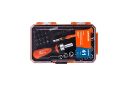 Набор отверток-держателей с битами и торцевыми головками Кратон Complect SSK-03, 41 пр. в кейсе 2 09 05 003