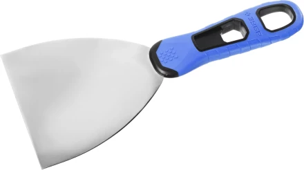 Шпатель ЗУБР "ПРОФЕССИОНАЛ" профилированное нержавеющее полотно, 2к ручка, 100мм 10049-10_z03 купить в Когалыме