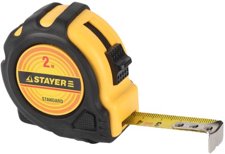 Рулетка STAYER &quot;STANDARD&quot; &quot;TopTape&quot;, 2х16мм 34025-02 купить в Когалыме
