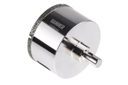Коронка алмазная HAMMER Ф68мм HEX (DHS 68.0*65/5) купить в Когалыме