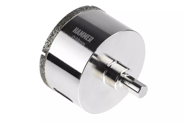 Коронка алмазная HAMMER Ф68мм HEX (DHS 68.0*65/5) купить в Когалыме