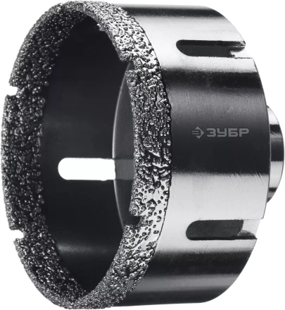 ЗУБР АВК, d 80 мм, (М14, 15 мм кромка), вакуумная алмазная коронка, Профессионал (29865-80) купить в Когалыме