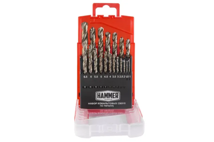 Набор сверл HAMMER No7 19шт. 1,0-10мм купить в Когалыме