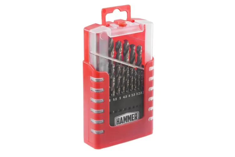 Набор сверл HAMMER No7 19шт. 1,0-10мм купить в Когалыме