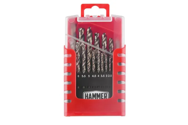 Набор сверл HAMMER No7 19шт. 1,0-10мм купить в Когалыме