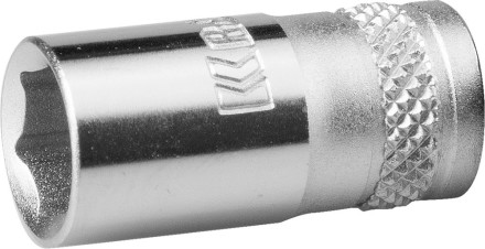 Торцовая головка KRAFTOOL &quot;INDUSTRIE QUALITAT&quot;, Cr-V, FLANK, хромосатинированная, 1/4&quot;, 8 мм 27815-08_z01 купить в Когалыме