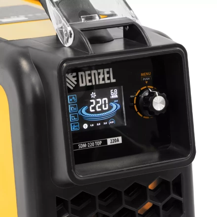 Аппарат инвертор. дуговой сварки SDM-220 Top, 220 А, ПВ 60%// Denzel 94357 купить в Когалыме