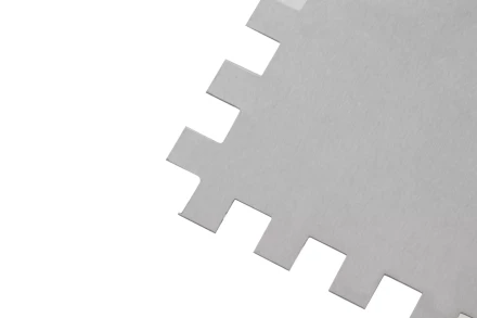 Гладилка из нержавеющей стали, 280 х 130 мм, зеркальная полировка, пластмассовая ручка, зуб 8 х 8 мм Matrix 86782 купить в Когалыме