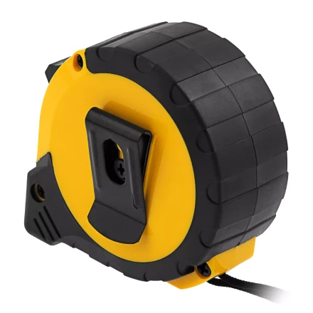 Рулетка Denzel 5м х 19мм, двухкомп. корпус, кнопка-пауза, 31542 купить в Когалыме