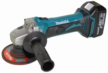 Аккумуляторная угловая шлифовальная машинка Makita BGA452RFE купить в Когалыме