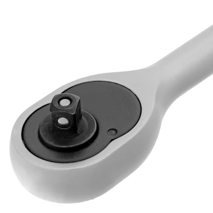 Ключ-трещотка 3/8", 45 зубьев, с быстрым сбросом, матовый хром Сибртех 14022 купить в Когалыме