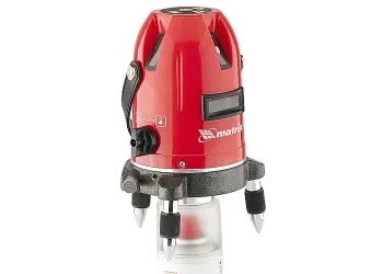 Уровень лазерный самовыравнивающийся. набор в пластиковом кейсе  MATRIX 35035 купить в Когалыме