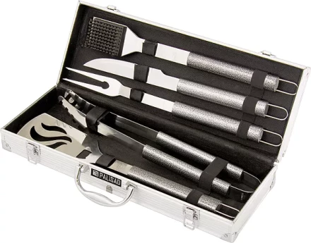 Набор приборов для барбекю 5 шт в алюминевом кейсе PALISAD Camping 69579 купить в Когалыме