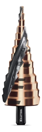 Ступенчатые сверла, сталь c кобальтом, спиральная проточка, 3Т хвостовик 29691-4-39-14 купить в Когалыме