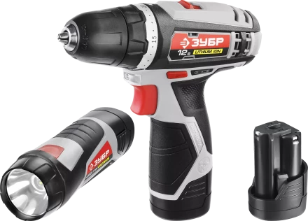 Дрель-шуруповерт 2 АКБ + фонарь ДА-12-2-Ли ФКНМ1 серия МАСТЕР купить в Когалыме