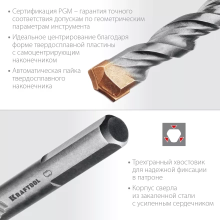 Сверла по бетону EXTREME Оберон 29166-070-03 купить в Когалыме