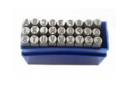 Клеймо буквенное 10мм латиница купить в Когалыме