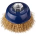 DEXX. Щетка чашечная для УШМ, витая стальная латунированная проволока 0,3мм, 75ммхМ14 35103-075 купить в Когалыме
