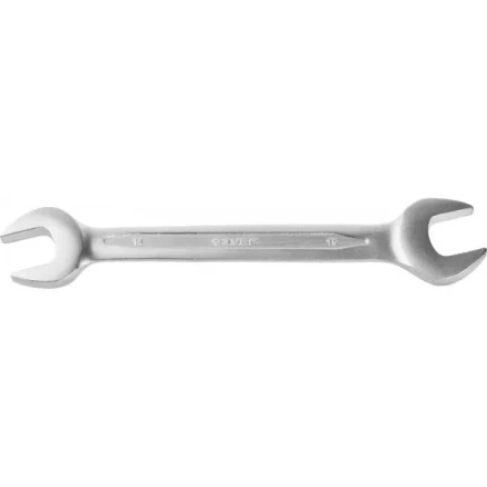 Ключ ЗУБР "ПРОФИ" гаечный рожковый, Cr-V сталь, хромированный, 14х15мм 27027-14-15 купить в Когалыме