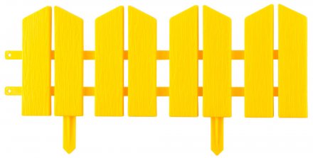 Бордюр декоративный GRINDA &quot;ЛЕТНИЙ САД&quot;, 16х300см, желтый 422225-Y купить в Когалыме