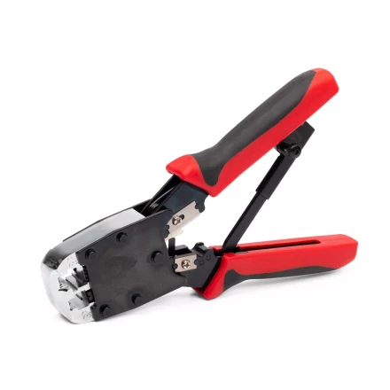 Кримпер многофункциональный КВТ JT-02M с 2 встроенными модулями для обжима RJ-45, RJ-12, RJ-11 (84825) купить в Когалыме