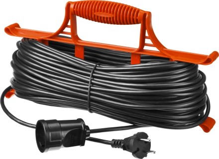 Удлинитель электрический &quot;MAXElectro&quot; на рамке, 50 м, 1 гнездо, STAYER 55018-50 купить в Когалыме