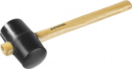 Киянка STAYER резиновая черная с деревянной ручкой, 450г 20505-65 купить в Когалыме