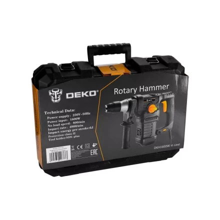 Перфоратор DKH1600W DEKO, 063-4161 в кейсе купить в Когалыме