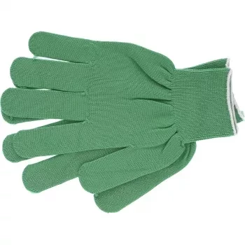 Перчатки нейлон ПВХ точка 13 класс цвет изумрудный L 67828 купить в Когалыме