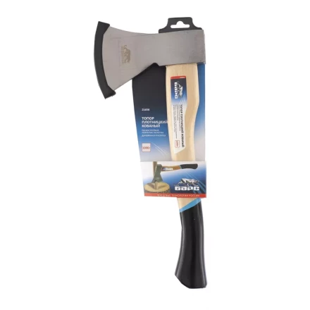 Топор плотницкий кованый деревянная рукоятка 600гр пескоструйное покрытие полотна БАРС 21652 купить в Когалыме