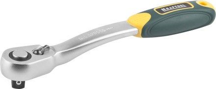 Трещотка для торцовых головок KRAFTOOL &quot;PRO&quot;, Сr-V сталь, 72 зубца, изогнутая, 1/2&quot; 27795-1/2_z02 купить в Когалыме