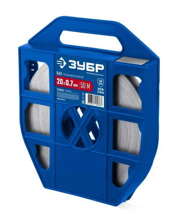 ЗУБР БДЛ 20 х 0.7 мм, 50 м, бандажная лента нержавеющая, AISI 304, Профессионал (310244) купить в Когалыме