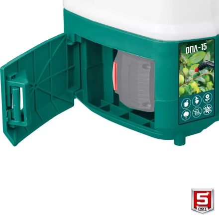 ЗУБР 15 л, аккумуляторный опрыскиватель (ОПЛ-15) купить в Когалыме