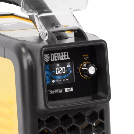 Аппарат инвертор. дуговой сварки SDM-220 Top, 220 А, ПВ 60% кейс// Denzel 94358 купить в Когалыме