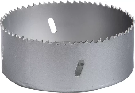 Коронка ЗУБР "ЭКСПЕРТ" биметаллическая, быстрорежущая сталь, глубина сверления до 38мм, d-105мм 29531-105_z01 купить в Когалыме