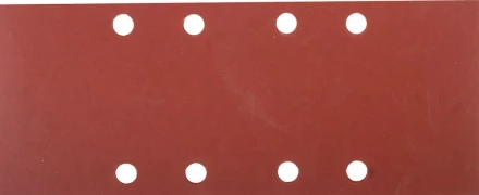 Лист шлифовальный ЗУБР "МАСТЕР", 8 отверстий, для ПШМ на зажимах, Р600, 93х230мм, 5шт 35591-600 купить в Когалыме